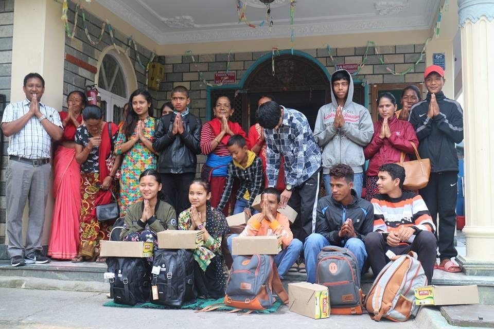 Scholarship distribution day 2019 — community gathering